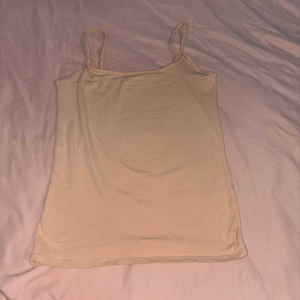 Primark Cream Fitted Camisole Top